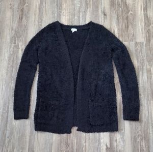 Decree fuzzy eyelash long cardigan